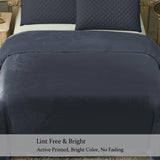 JYK Silky Soft Plush Warm Blanket - Solid-dark Grey