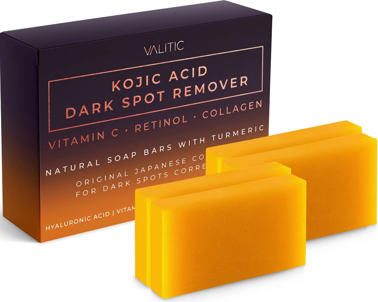 VALITIC Kojic Acid Dark Spot Remover Soap Bars