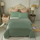 JYK Silky Soft Plush Warm Blanket - Solid - Green