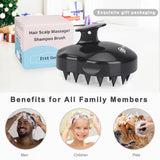 Tropicaltree Hair Scalp Massager Shampoo Brush, [Wet & Dry] Manual Head Scalp Massage Brush