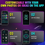 Megoo Led Mask with App Bluetooth Programmable Customized
