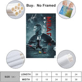 Kylian Mbappé Poster 2 Wall Art Canvas Print