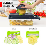 SNIFITAR Vegetable Chopper, Pro Onion Chopper, 15 in 1 Multifunctional Food Chopper