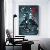 Kylian Mbappé Poster 2 Wall Art Canvas Print