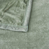 JYK Silky Soft Plush Warm Blanket - Solid - Green