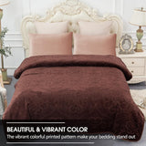 JYK Silky Soft Plush Warm Blanket - brown