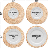 Haxhut Round Woven Placemats