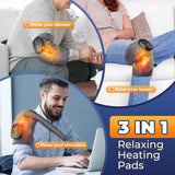 2-in-1 Electric Heating and Vibrating Massager for Knee, Shoulder, and Elbow.