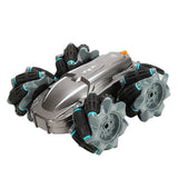 Remote Control Tumbling Stunt Double-Sided Car  Rotating Charging Light Drift Racing Car