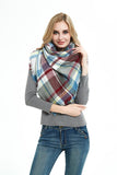 Square Blanket Talma Scarf Women's Neck Warmer Plus-sized Size Talma